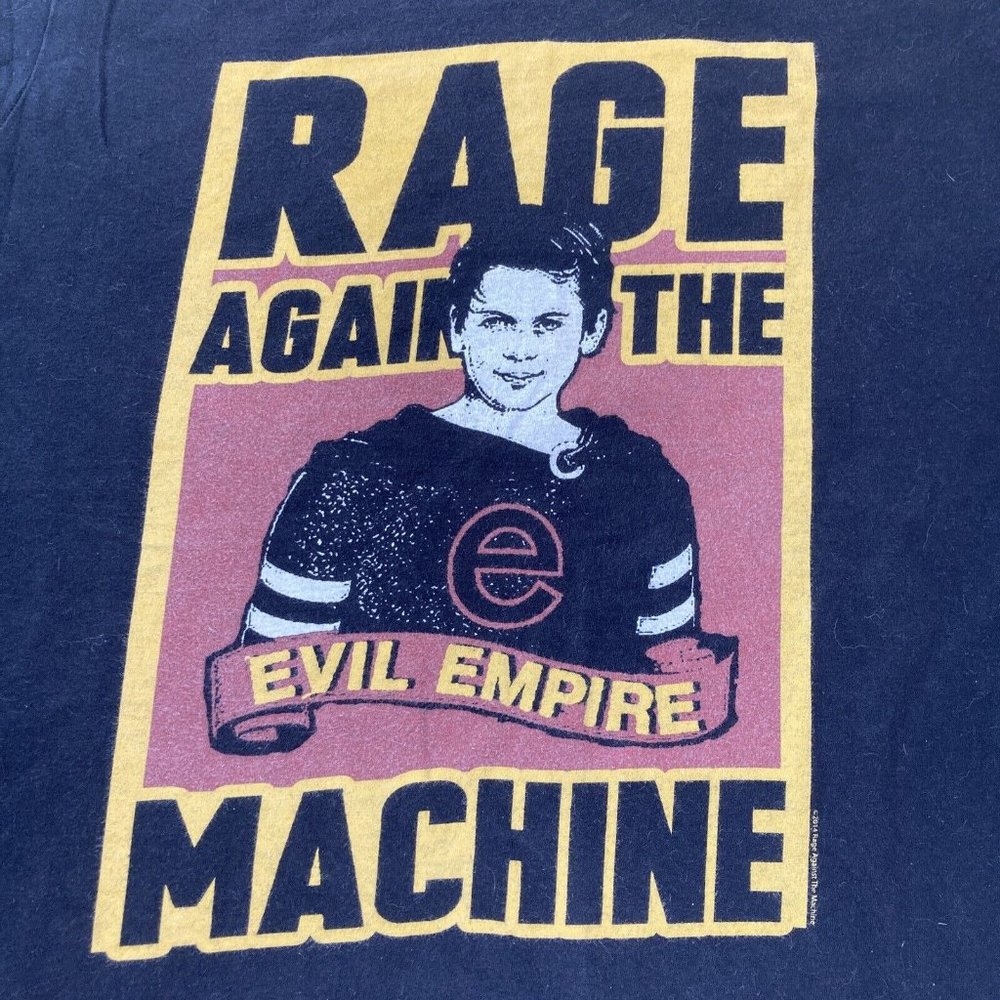 vintage rage against the machine t shirt…Size M…Evil Empire Punk Emo Band Black